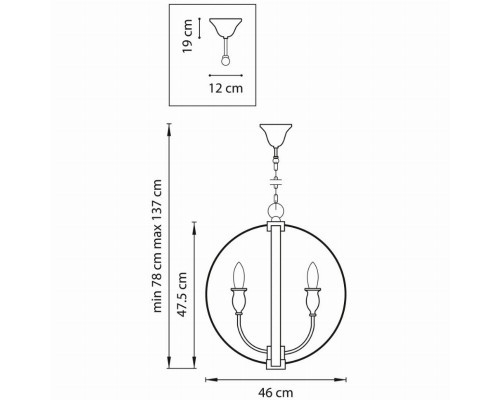 Подвесная люстра Lightstar Cero 731247