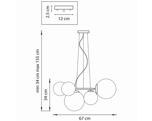 Подвесная люстра Lightstar Globo 815057