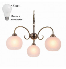 Люстра с лампочками Arte Lamp Margo A9317LM-3AB+Lamps