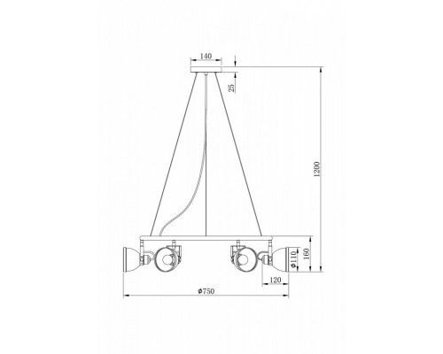 Подвесная люстра FREYA Roslyn FR4003PL-06W