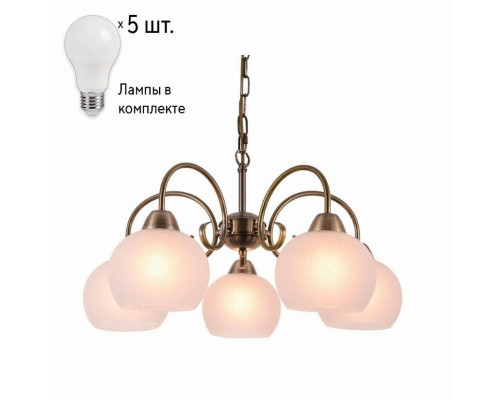 Люстра с лампочками Arte Lamp Margo A9317LM-5AB+Lamps