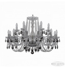 Люстра подвесная Bohemia Ivele Crystal 1402/12+6/300 Ni K731