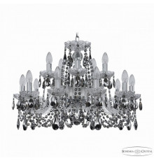 Люстра подвесная Bohemia Ivele Crystal 1402/10+5/240 Ni R781