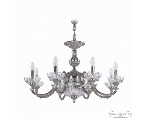 Подвесная люстра Bohemia Ivele Crystal Verona  72209P/8/210 Ni P Clear/M-1H