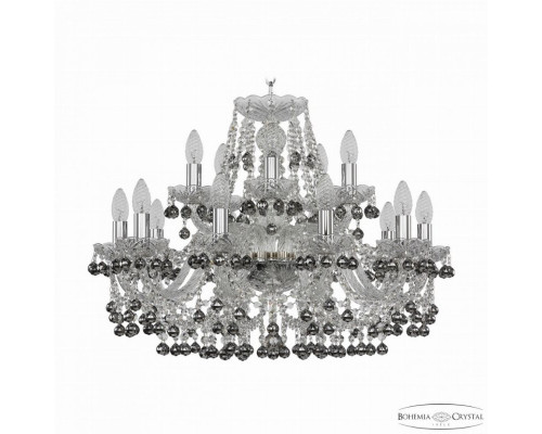 Люстра подвесная Bohemia Ivele Crystal 1409/10+5/240 Ni K781