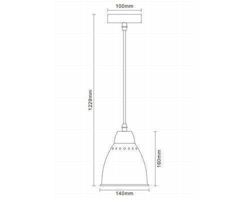 PL-430S-1 С30 Светильник подвесной Camelion 13085