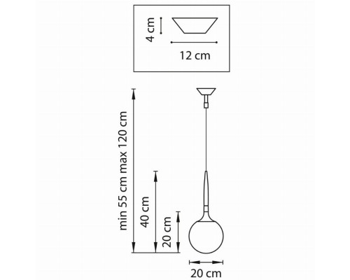 Подвесной светильник Lightstar Simple Light 803110