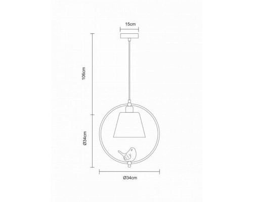 Подвесной светильник Arte Lamp Passero A4289SP-1WH