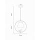 Подвесной светильник Arte Lamp Passero A4289SP-1WH