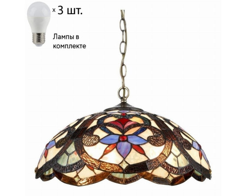 Подвесной светильник с лампочками Velante 826-806-03+Lamps E27 P45