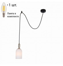 Подвесной светильник с лампочкой Favourite Grover 2668-1P+Lamps E14 Свеча