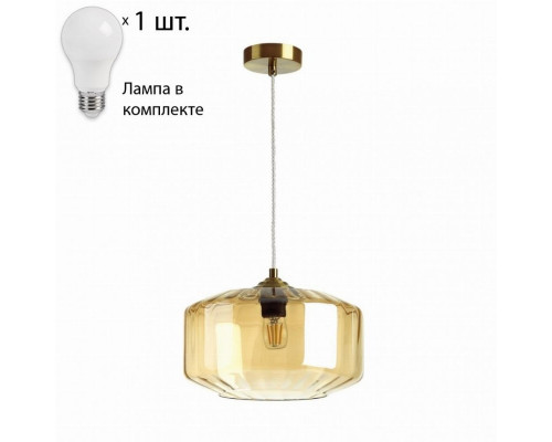 Подвесной светильник с лампочкой Odeon Light Binga 4747/1+Lamps А60