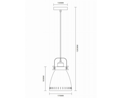 PL-428S-1 С62 Светильник подвесной Camelion New York 13075