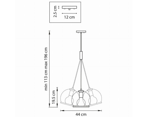 Подвесная люстра Sferico Lightstar 729031