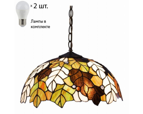 Подвесной светильник с лампочками Velante 820-806-02+Lamps E27 P45