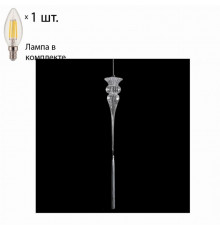 Подвесной светильник Crystal Lux с лампочкой Ki SP1+Lamps E14 Свеча