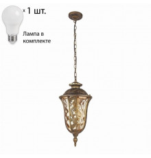 Уличный подвесной светильник с лампочкой  Favourite Luxus 1495-1P+Lamps А60