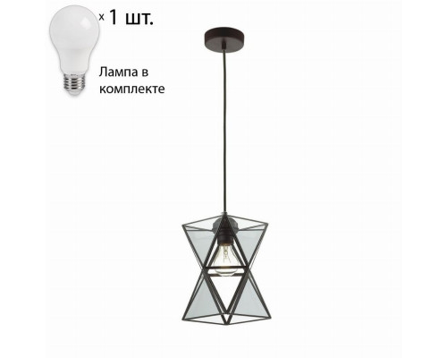 Подвесной светильник с лампочкой  Favourite Polihedron 1919-1P+Lamps А60