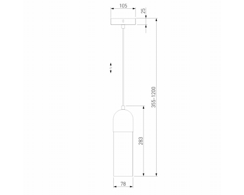 Подвесной светильник Airon Eurosvet 50180/1 дымчатый (a052426)