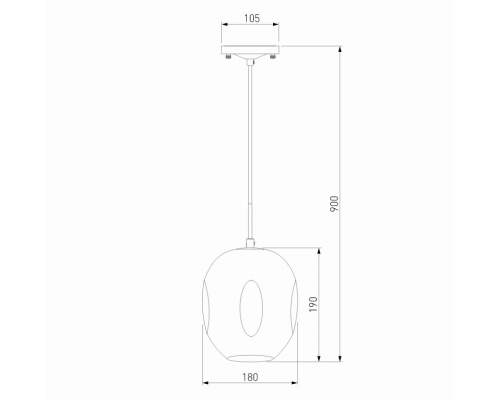 Подвесной светильник Eurosvet Mill 50195/1 золото (a052666)