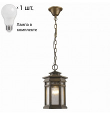 Уличный подвесной светильник с лампочкой  Favourite 1458-1P+Lamps А60