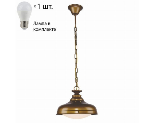 Подвесной светильник с лампочкой Favourite Laterne 1330-1P1+Lamps E27 P45