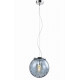 Подвесной светильник Crystal Lux MAYO SP1 D200 CHROME/BLUE