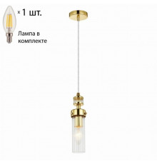 Подвесной светильник с лампочкой Favourite Aestetic 2820-1P+Lamps E14 Свеча