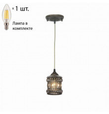 Подвесной светильник с лампочкой Favourite Arabia 1621-1P+Lamps E14 Свеча