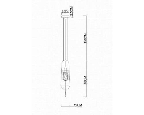 Светильник подвесной Divinare LICH 5012/06 SP-1