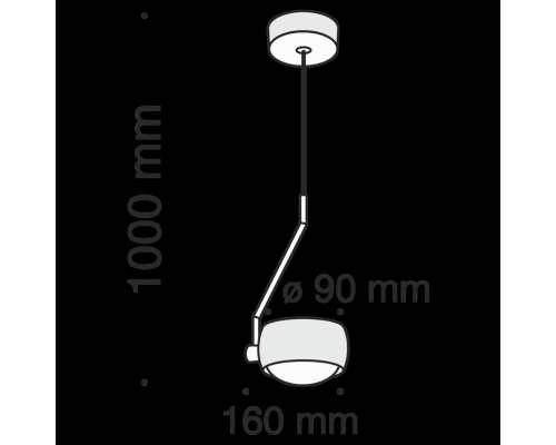 Подвесной светодиодный светильник Maytoni Lens MOD072PL-L8W3K