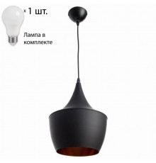 Светильник с лампочками Arte Lamp Cappello A3407SP-1BK+Lamps