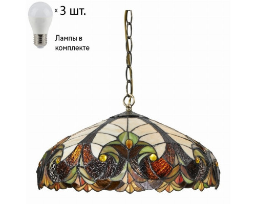 Подвесной светильник с лампочками Velante 815-806-03+Lamps E27 P45