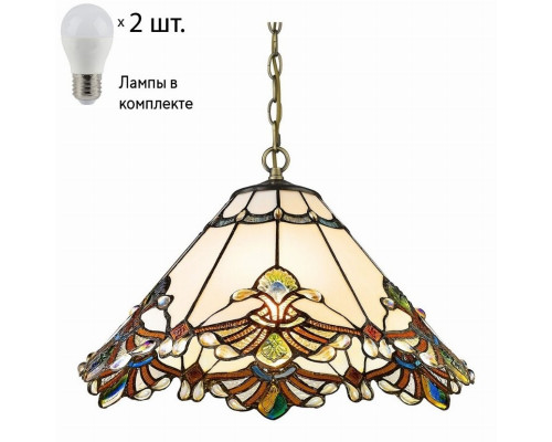 Подвесной светильник с лампочками Velante 863-806-02+Lamps E27 P45