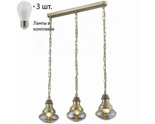 Подвесной светильник с лампочками Velante 306-503-03+Lamps E27 P45