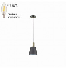 Подвесной светильник с лампочкой Lumion Marcus 3638/1+Lamps E14 Свеча