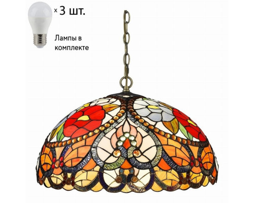 Подвесной светильник с лампочками Velante 827-806-03+Lamps E27 P45