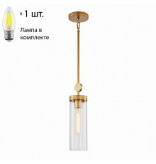 Подвесной светильник с лампочкой Favourite Radiales 3099-1P+Lamps Е27 Свеча