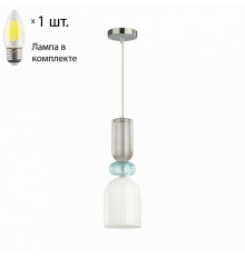 Подвесной светильник с лампочкой Lumion Gillian 5235/1+Lamps Е27 Свеча