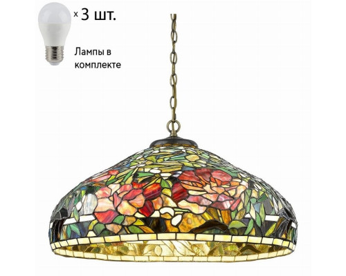 Подвесной светильник с лампочками Velante 868-806-03+Lamps E27 P45