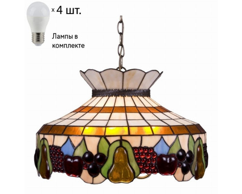 Подвесной светильник с лампочками Velante 850-806-04+Lamps E27 P45