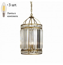 Подвесной светильник с лампочками Favourite Ancient 1085-3P+Lamps E14 Свеча