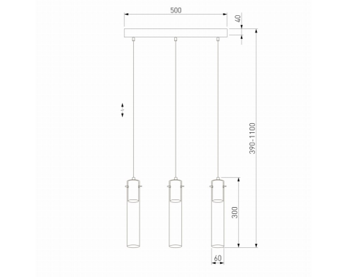 Подвесной светильник Look TK Lighting 855 Look Graphite