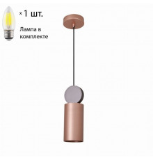 Подвесной светильник с лампочкой Favourite Otium 2214-1P+Lamps Е27 Свеча