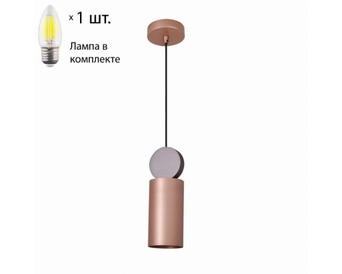 Подвесной светильник с лампочкой Favourite Otium 2214-1P+Lamps Е27 Свеча