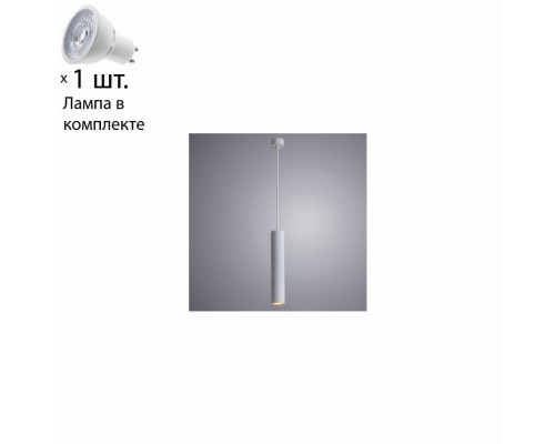 Светильник с лампочкой Arte Lamp Torre A1530SP-1WH+Lamps Gu10