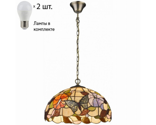 Подвесной светильник с лампочками Velante 816-806-02+Lamps E27 P45