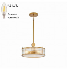 Подвесной светильник с лампочками Favourite Radiales 3099-3P+Lamps E14 Свеча