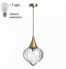 Подвесной светильник с лампочкой Odeon Light Kesta 4950/1+Lamps E27 P45