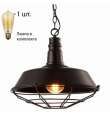 Светильник с ретро лампой Arte Lamp Ferrico A9183SP-1BK+Retro Lamps